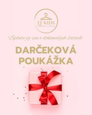 ❤️Daruj kúzlo, ktoré rozžiari očká každej malej princeznej❤️ 🎀Darčeková poukážka LTkids je ako malý lístok do sveta...